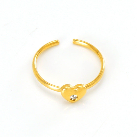 Wholesale Gold Titanium Steel Rings